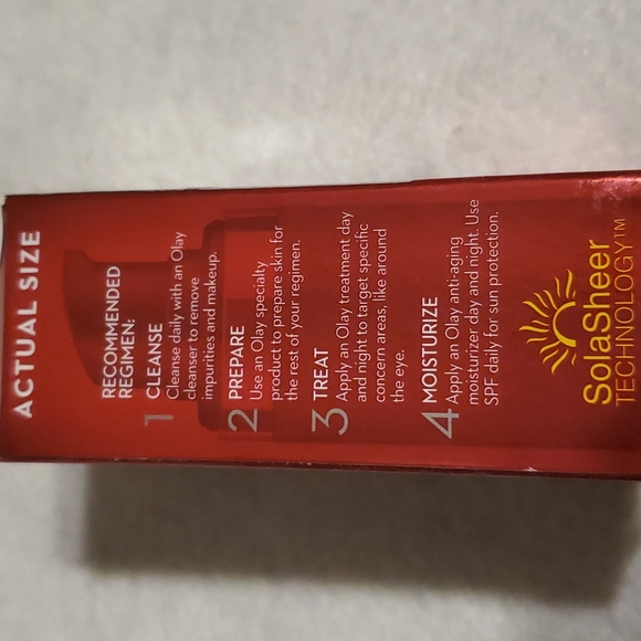 Olay Regenerist Micro-Sculpting Cream Face Moisturizer w/SPF30, NEW Trial-0.5 oz - Picture 2 of 7